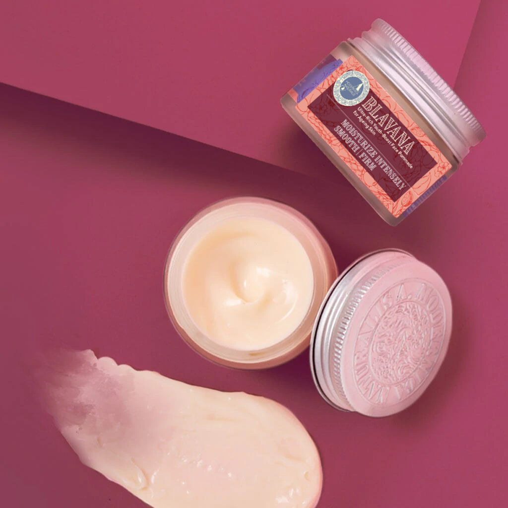 Blavana POMADĂ de FAŢĂ ULTRA-BOGATĂ pentru ten matur (Blavana Ultra-Rich Youth-Boost Face Pommade for Ageing Skin)