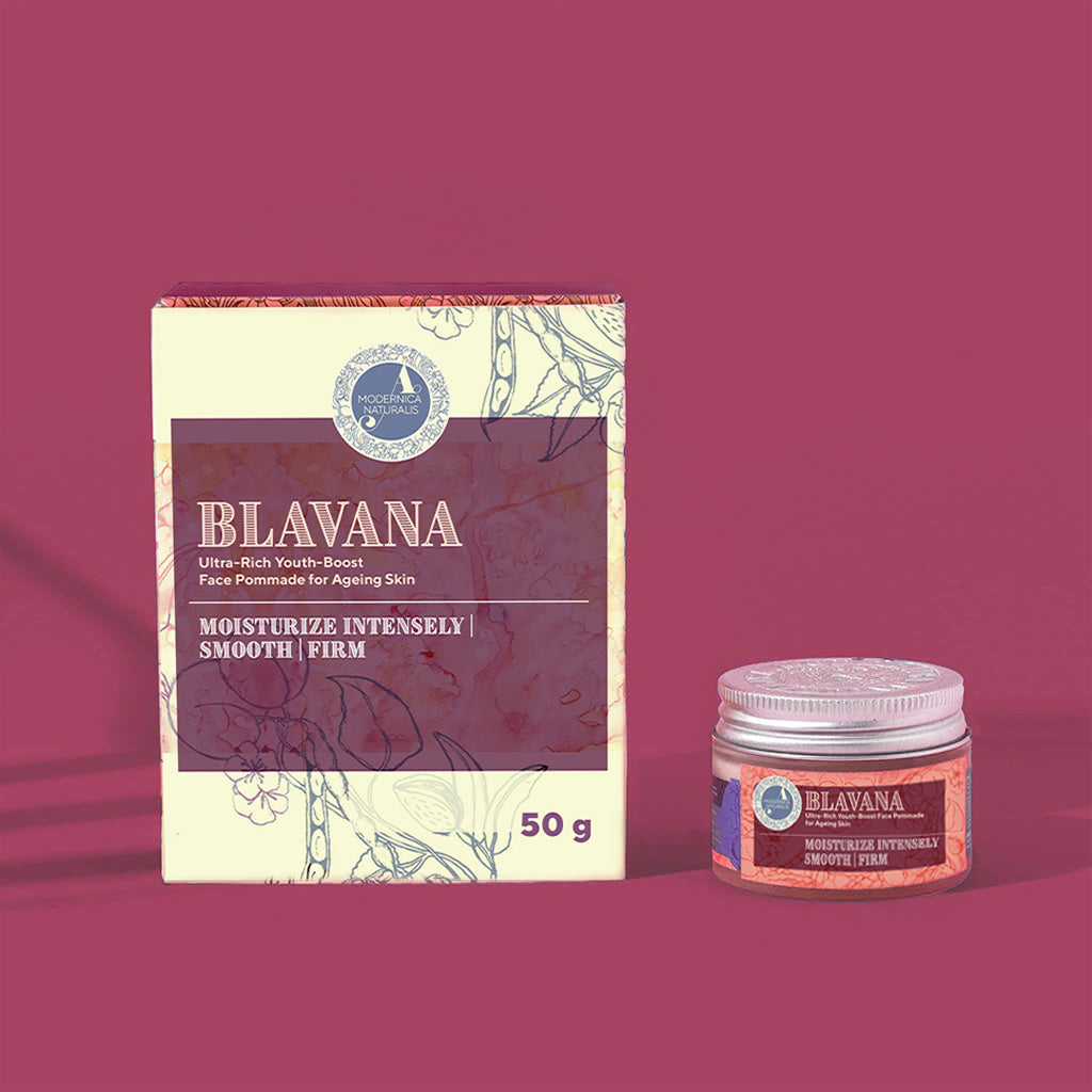 Blavana POMADĂ de FAŢĂ ULTRA-BOGATĂ pentru ten matur (Blavana Ultra-Rich Youth-Boost Face Pommade for Ageing Skin)