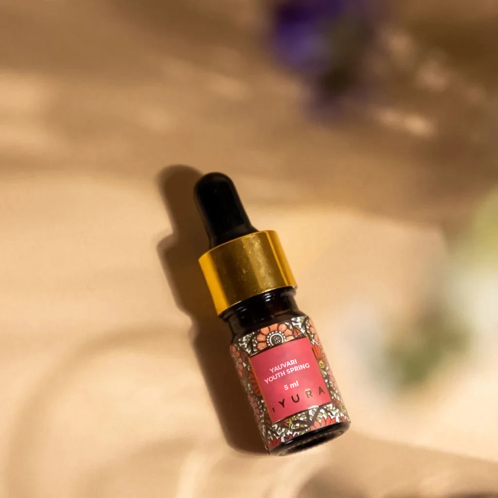 Ulei de faţă iYURA Yauvari Primăvara Tinereții Mini (Yauvari Youth Spring Face Oil)