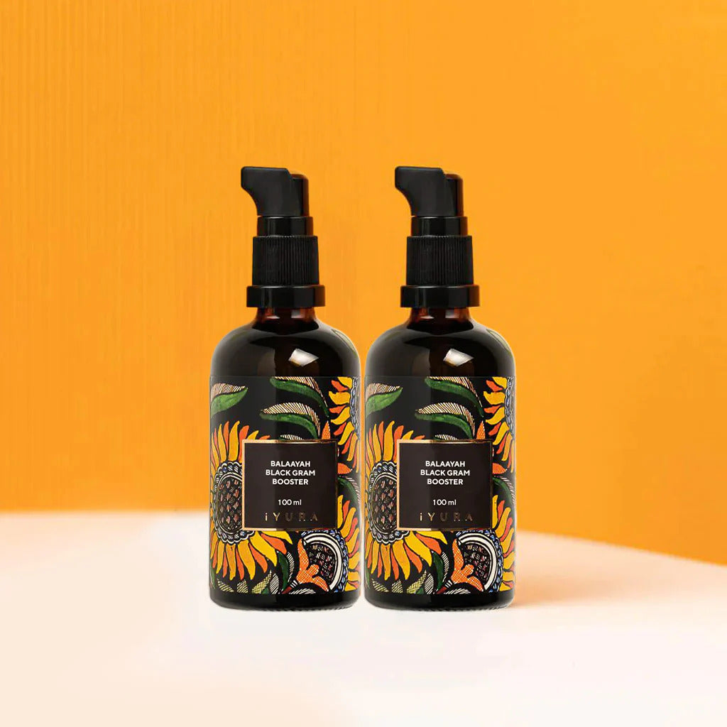 Ulei de corp revitalizant Balaayah cu Fasole Neagră Indiană (Balaayah Black Gram Body Booster)