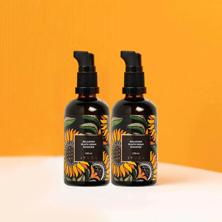 Ulei de corp revitalizant Balaayah cu Fasole Neagră Indiană (Balaayah Black Gram Body Booster)
