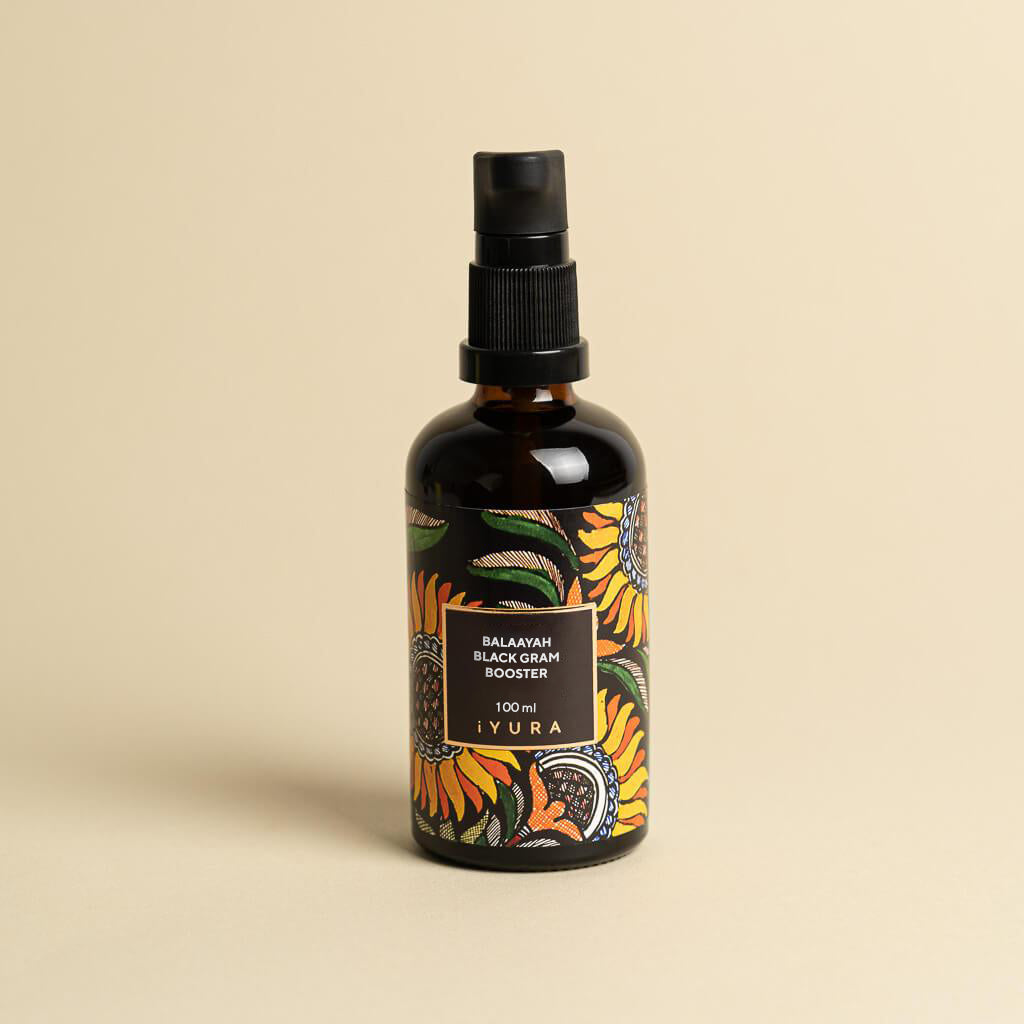 Ulei de corp revitalizant Balaayah cu Fasole Neagră Indiană (Balaayah Black Gram Body Booster)