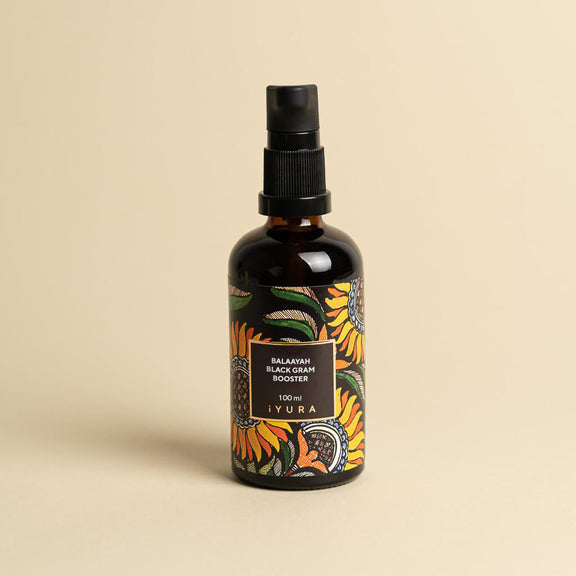 Ulei de corp revitalizant Balaayah cu Fasole Neagră Indiană (Balaayah Black Gram Body Booster)