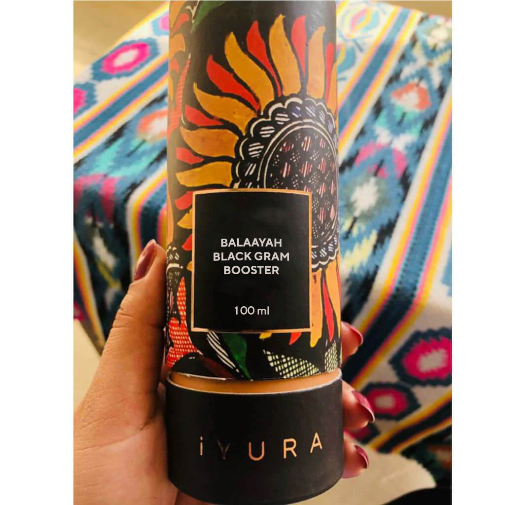 Ulei de corp revitalizant Balaayah cu Fasole Neagră Indiană (Balaayah Black Gram Body Booster)