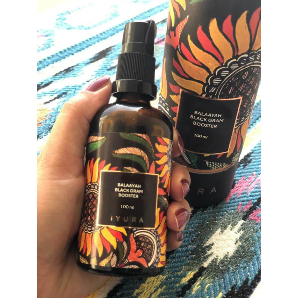 Ulei de corp revitalizant Balaayah cu Fasole Neagră Indiană (Balaayah Black Gram Body Booster)