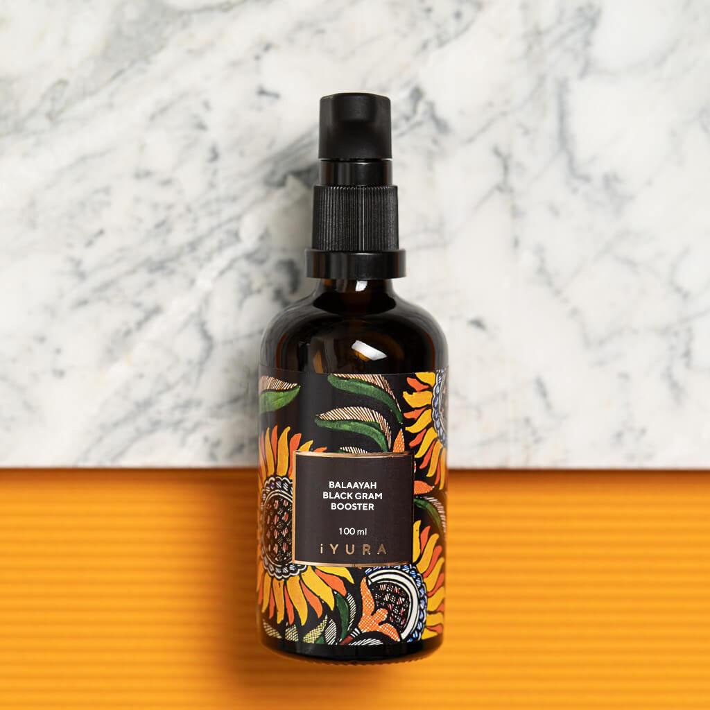 Ulei de corp revitalizant Balaayah cu Fasole Neagră Indiană (Balaayah Black Gram Body Booster)
