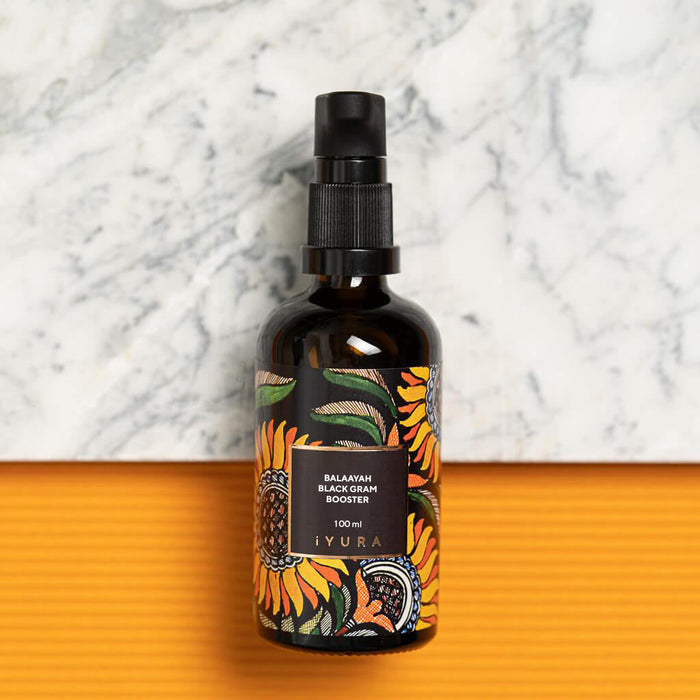 Ulei de corp revitalizant Balaayah cu Fasole Neagră Indiană (Balaayah Black Gram Body Booster)