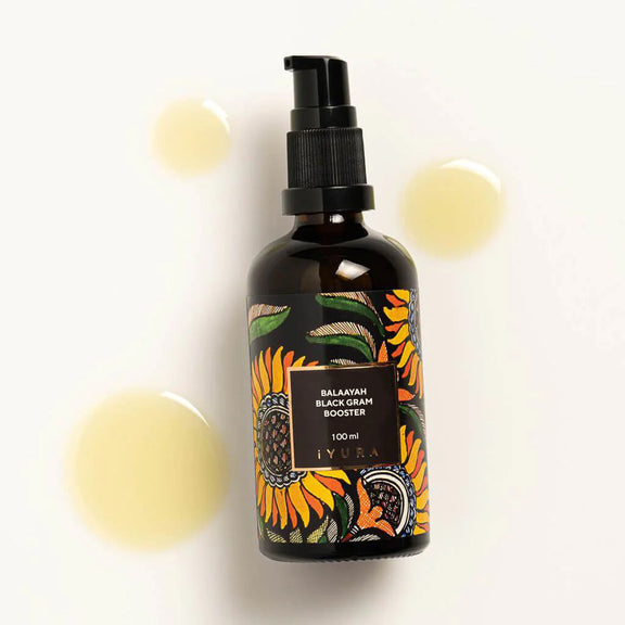 Ulei de corp revitalizant Balaayah cu Fasole Neagră Indiană (Balaayah Black Gram Body Booster)