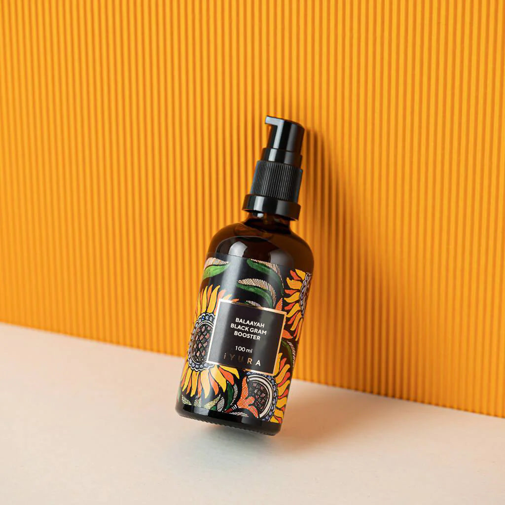 Ulei de corp revitalizant Balaayah cu Fasole Neagră Indiană (Balaayah Black Gram Body Booster)