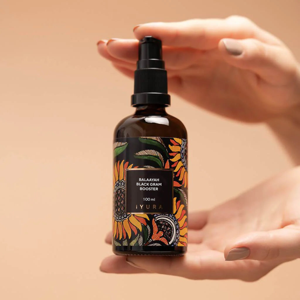 Ulei de corp revitalizant Balaayah cu Fasole Neagră Indiană (Balaayah Black Gram Body Booster)