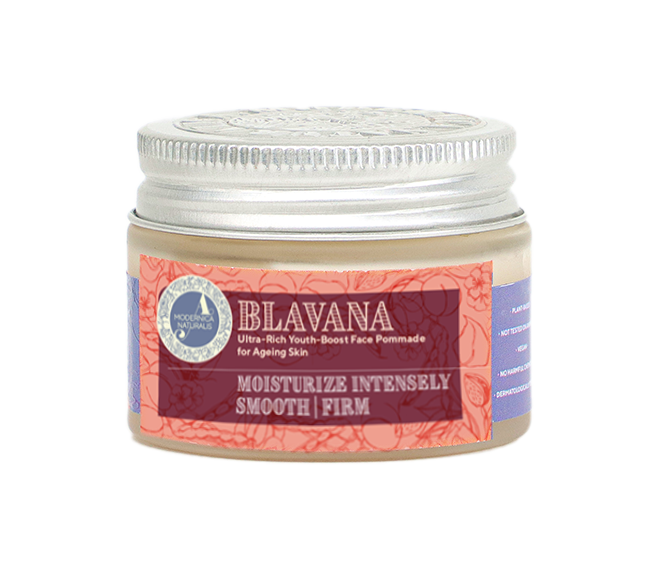 Blavana POMADĂ de FAŢĂ ULTRA-BOGATĂ pentru ten matur (Blavana Ultra-Rich Youth-Boost Face Pommade for Ageing Skin)